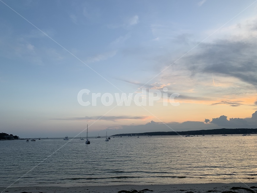 바다,해변,해질녘,노을,sky,ocean,하늘