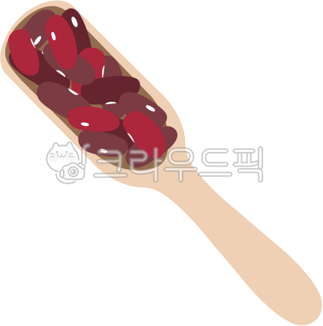 Red bean,sweet bean,red bean,red bean picture,red bean illustration,grain,cereal,red bean,winter solstice,red bean grain,red bean grain,crop,miscellaneous grain,wooden spoon,wooden spoon,hop,measuring spoon,measuring spoon,bean,red bean