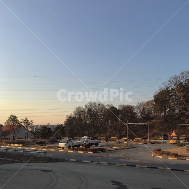 road,도로,intersection,교차로,driver’slicense,drivingplace,운전면허,운전면허연습장,연습장소,licensespot,sunset