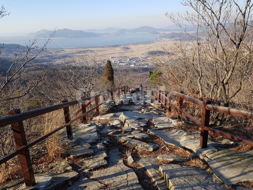 돌담길,마니산,등산길,가을,강화도