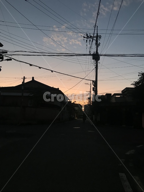 밤,밤하늘,하늘,노을,번잡한
