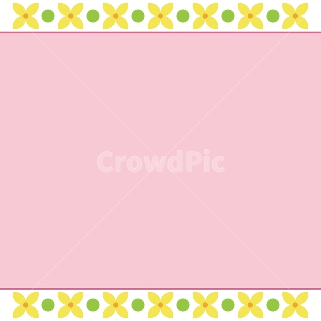 꽃,개나리,프레임,노란꽃,꽃일러스트,flower,blossom,디자인소스,텍스처,질감,패턴,texture,pattern
