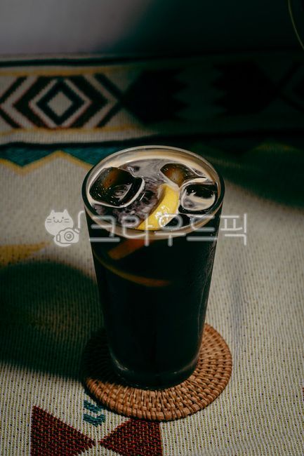 lemon,glass,beverage,coffee,Americano,drink,Lemon Amecano,iced coffee