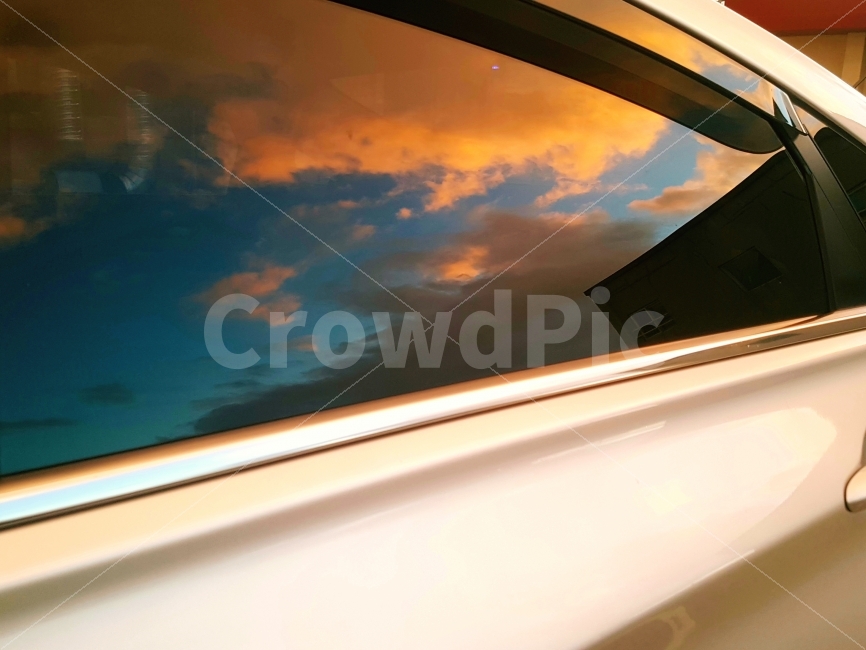 차,자동차,창문,노을,제주도,하늘,저녁,붉은노을,교통,교통수단,traffic,transportation