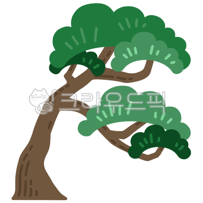 소나무, 나무, 명절, 설날, 설, 사진,이미지,일러스트,캘리그라피 - jangwave작가