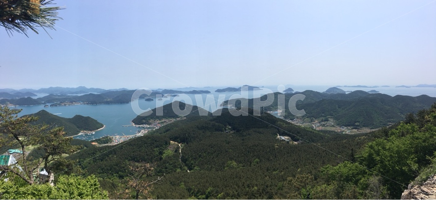 파노라마,남해,한려해상,국립공원,다도해,풍경,자연,풍경,nature,landscape,한국자연풍경,한국자연경관,korea nature landscape,land,땅,outdoors,옥외,water,물,shoreline,해안선,ocean,대양,sea,바다,slope,경사,coast,연안