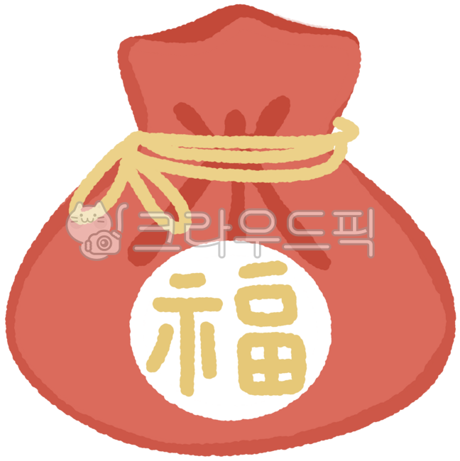 복, 복주머니, 새해, 한복, 일러스트, 사진,이미지,일러스트,캘리그라피 - ksh454570작가