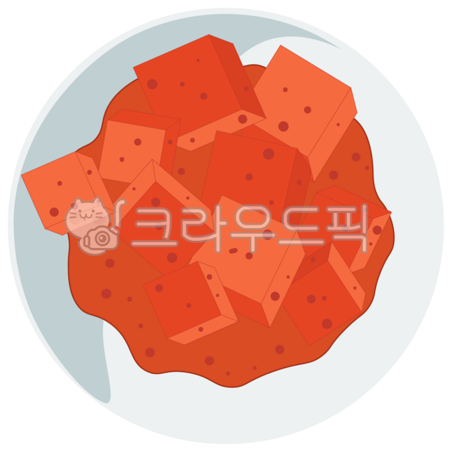 깍두기,김치반찬,한국음식,깍두기일러스트,전통음식,한식반찬,한국반찬,김치,반찬,음식,일러스트,전통,한식,한국,발효,무김치,숙성,빨간,평면,상단뷰,상위뷰,탑뷰,절임,접시,그릇,식기,정사각형,고추가루,김치류,정갈한,가정식,요리,kkakdugi,koreanfood,illustration
