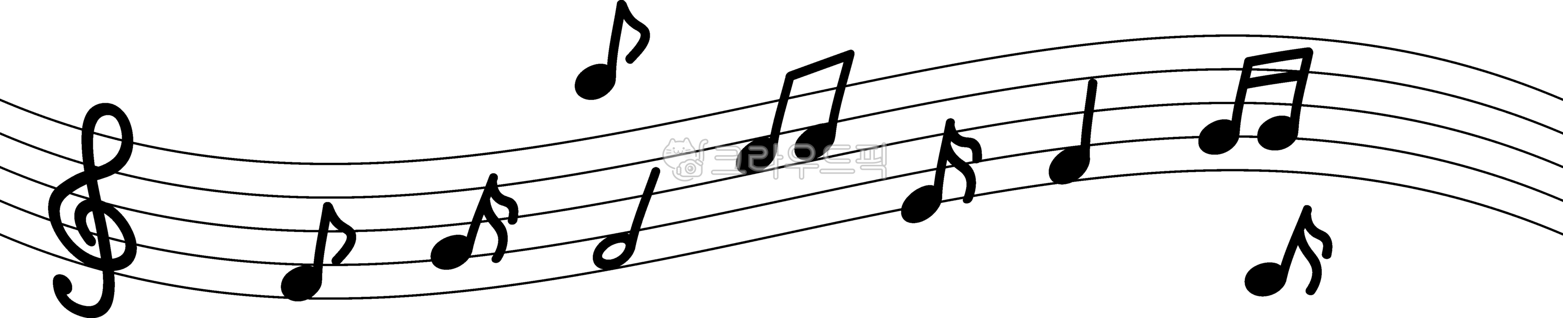 오선지, 음악, 악보, 음표, 높은음자리, 사진,이미지,일러스트,캘리그라피 - mannada작가