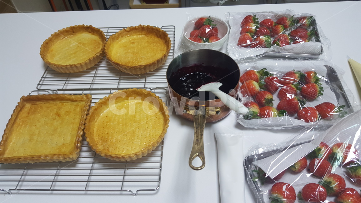 딸기,타르트,만들기,재료,제과제빵,과정,준비,카페,원데이클래스