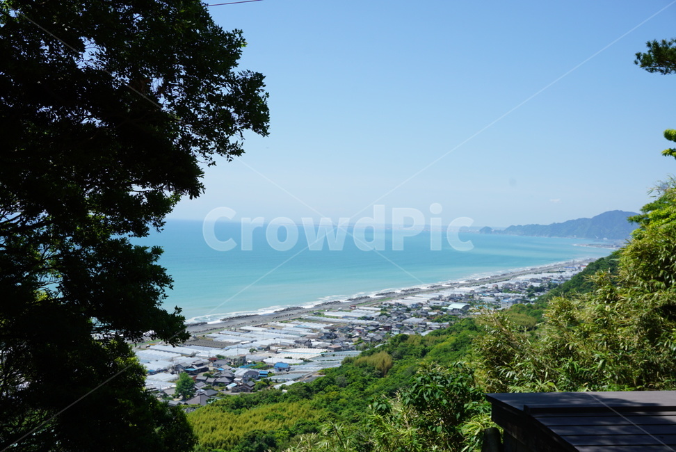하늘,바다,마을,sky,sea,town,ocean,자연,nature,배경화면,시원함,평화로움,view,viewpoint