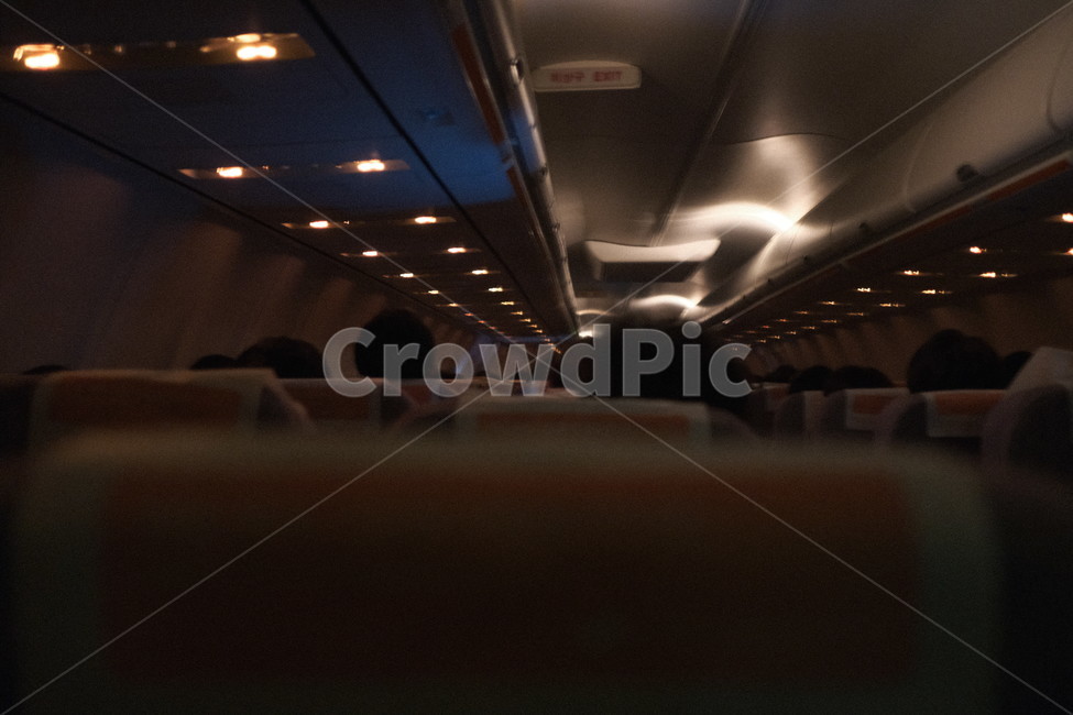 lighting,조명,비행기,비행기안,야간조명,야간,night,airplane,교통,교통수단,traffic,transportation