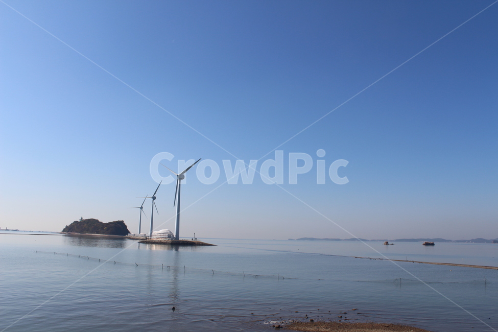 바다,풍력발전기,섬,바람,에너지,에너지산업,energy industry
