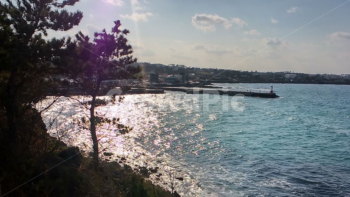 바다,해안선,해질녁,노을,제주도,반짝반짝,자연,풍경,nature,landscape
