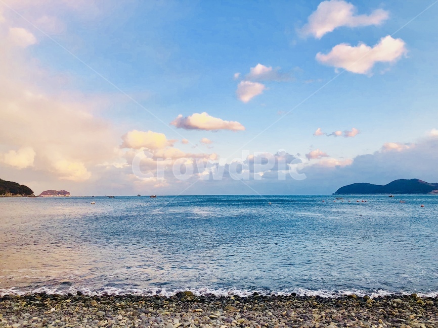해변,해수욕장,구름,바다,파도