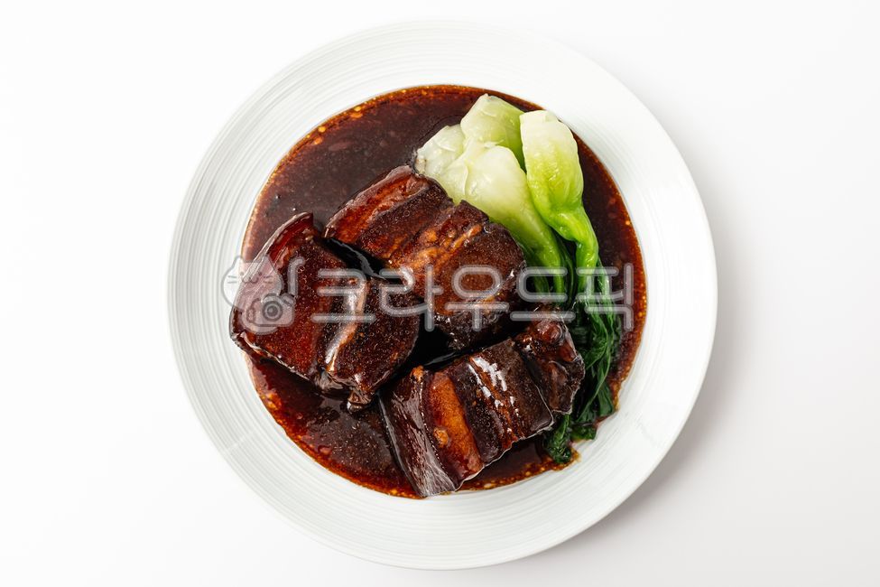 동파육,돼지고기,삼겹살,고기찜,찜,노두유,향신료,청경채,야채,채소,중국음식,중국문화,음식,식사,식품,식료품,재료,식재료,음식재료,클로즈업,부드러운,짭짤한