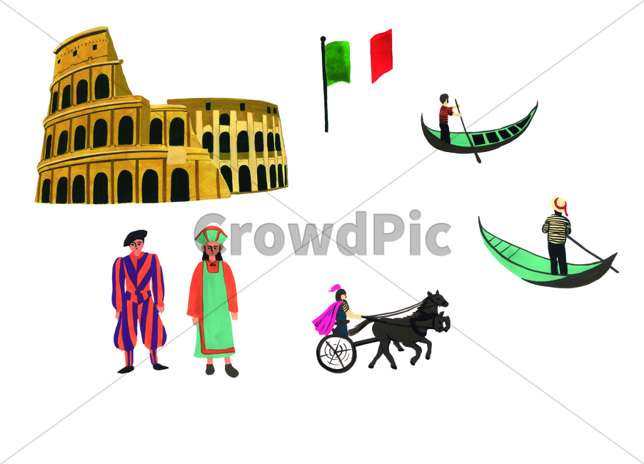 손그림,물감그림,handdrawing,watercolor,이태리,이탈리아,italia,italianflag,문화유적,culturalrelics,콜로세움,랜드마크,landmark,colosseum