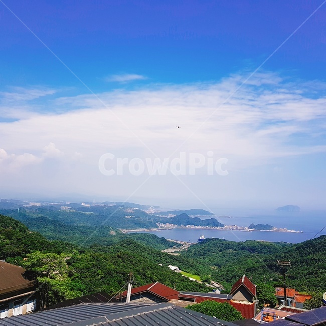 산,풍경,시골,경치,섬,동네,자연,풍경,nature,landscape,roof,지붕,outdoors,옥외