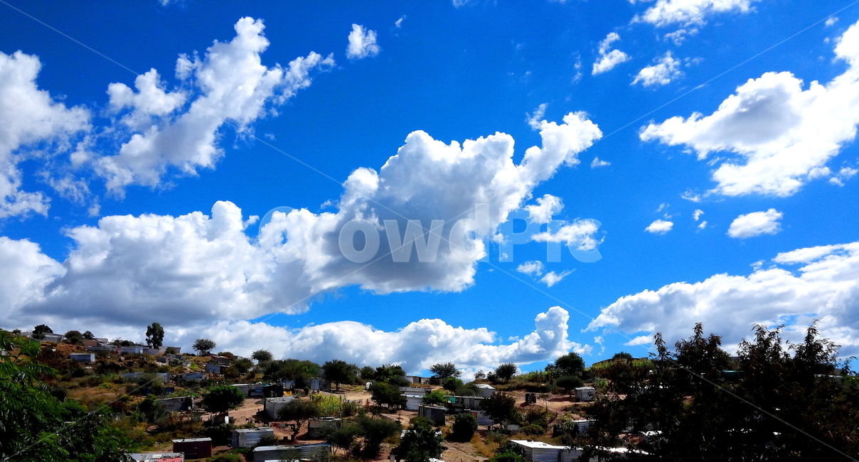 하늘,sky,파란하늘,빈민촌,blue,나미비아,하바나,namibia,havana