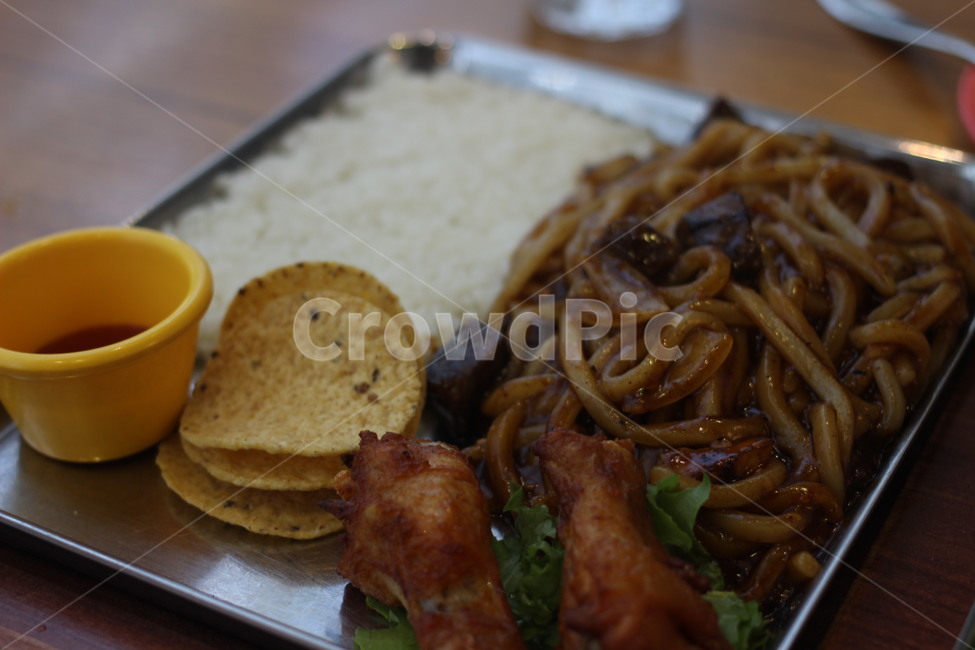 면,밥,세트,볶음우동,한접시