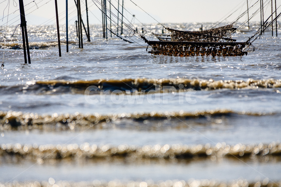 파도,서해,해안,바다,수평선,해안선,산업,industry,industrial,어업,fishery,fishing industry