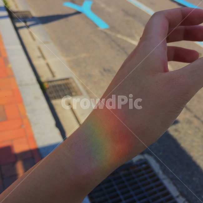 무지개,풍경,자연,노랑,rainbow,사람,인물,인간,human,person,신체일부,몸,body