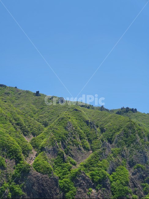 제주,한라산,바위,절벽,산,하늘