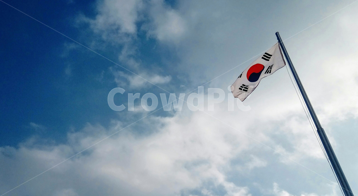 대한민국,국기,상징,태극기,한국,하늘,korea,깃발