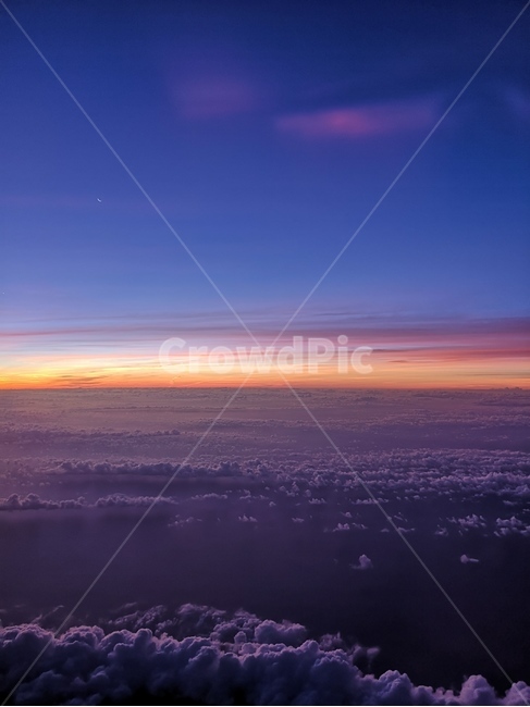 하늘,비행기,밤,선셋,달,해,moon,sky,night,sunsetair