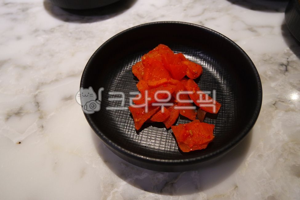 단무지,다꾸앙,반찬,접시,일식