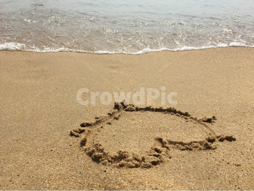 바다,모래,해변,하트,사랑해,사랑,바닷가,해변,바다,beach,sea,감정표현,기분,feeling,emotion
