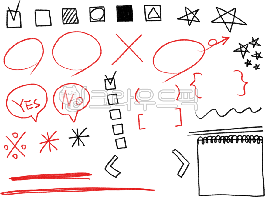 동그라미,채점,정답,오답,엑스,틀림,맞음,메모장,낙서,필기,별표,별,중요,핵심,강조,교재,교과서,학습지,학습,문제집,예스,illustration,그래픽,손그림,손글씨,다꾸,다이어리,팬시,캘리그래피,집계,메모,발표,피피티,누끼,ppt,일러스트레이션,일러스트,디자인소스,연필,네,아니오,노,yes,no,star,line,라인,첨부,체크박스,배너,웹소스,앱소스,노트,png,학원,공부,스터디