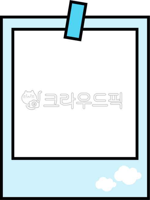 cloud polaroid,polaroid,photo frame,picture frame,picture,Photo Frame