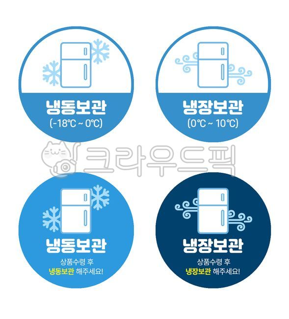 Frozen storage,Refrigerated storage,sticker,freezer,refrigerated sticker,frozen stickers,refrigerator
