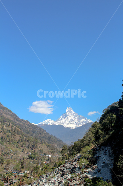 자연,산,mountainrange,outdoors,산맥,nature,히말라야,안나푸르나,등산
