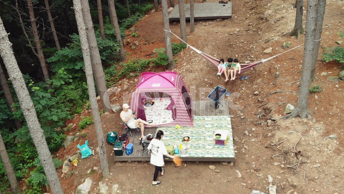캠핑,드론,해먹,어린이,가족,아이들,자연