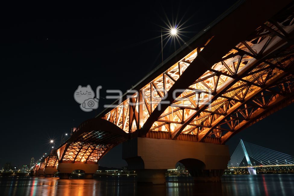 다리,한강다리,한강,성산대교,월드컵대교,야경,도시,서울,bridge,건물
