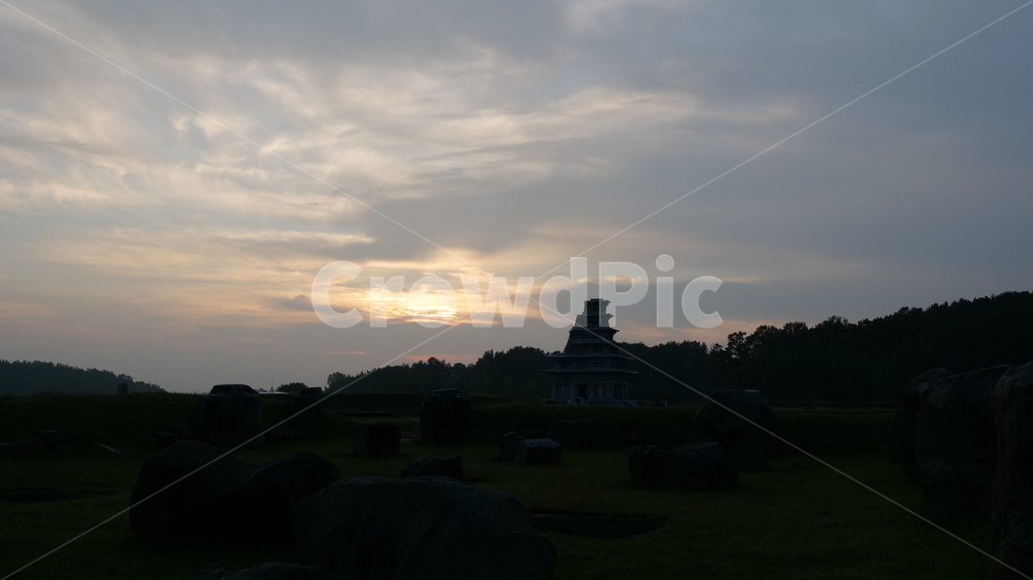 architecture,건축물,building,건물,탑,temple,미륵사지,익산,문화재,석탑,노을,하늘