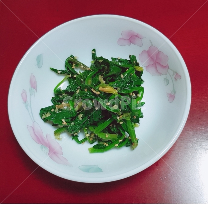 음식,반찬,홈메이드,시금치,시금치무침,무침,food,그릇