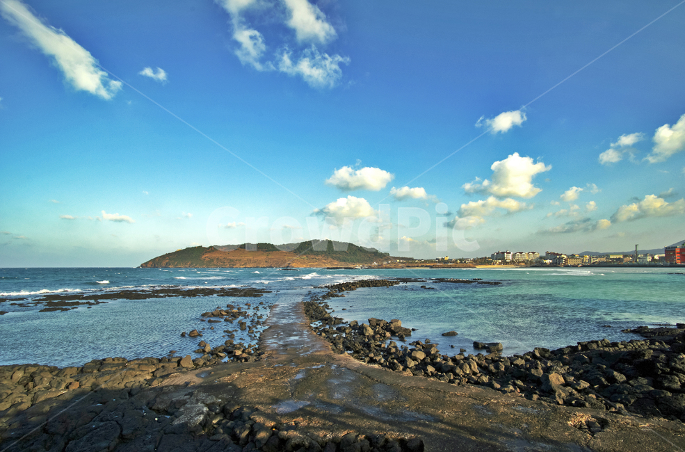 서우봉해변,제주도,함덕해수욕장,서우봉,해수욕장,푸른바다,하늘