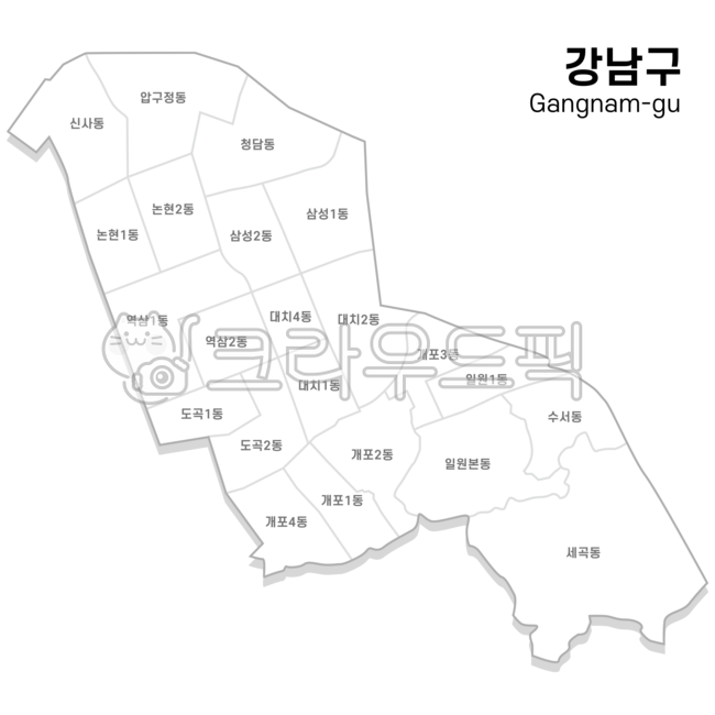 Gangnam-gu map,Gangnam-gu map,map,map,Republic of Korea,Korea,Seoul Gangnam-gu,Gangnam,Seoul,Seoul,Seoul map by district,Seoul map,administrative district,administrative region,illustration,real estate,land,administrative district,forest