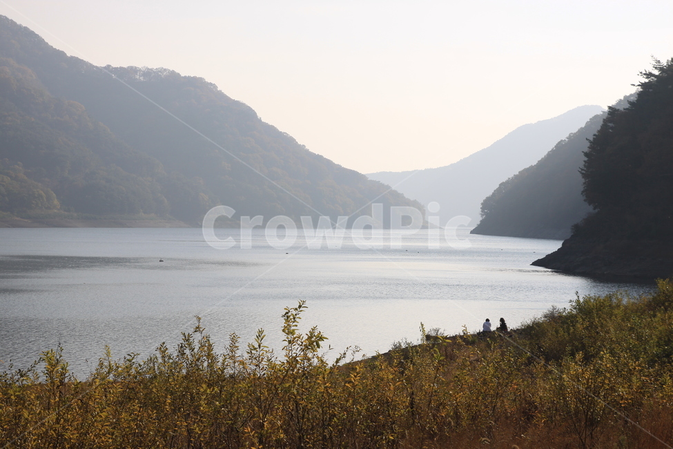 호수,산,물,저물녘,물빛,자연풍경,고요,가을호수,풍경,자연,풍경,nature,landscape,promontory,곶,outdoors,옥외,water