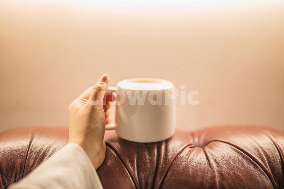 wait,hands,womans hand,inside,interior,Sofa,alone,Emotion,female,hand,finger,milk,Emotional photo,korea,cafe,mug cup,light,mug,cup