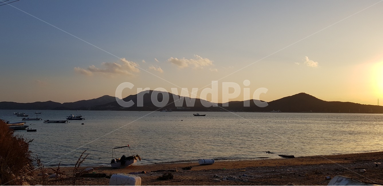노을,새해,인천,바닷가,저녘,자연,풍경,nature,landscape,outdoors,옥외,land,땅,vehicle,차량,watercraft,선박,transportation,교통