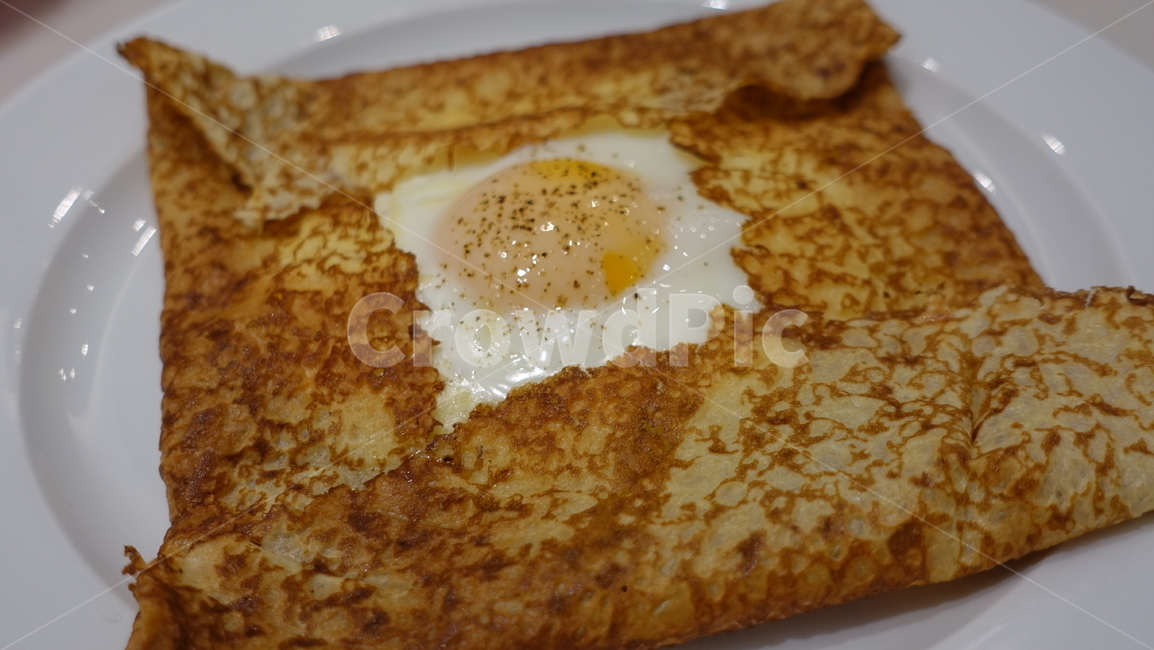 음식,식사,food,meal,crepe,크레페,dish,eggfry,에그프라이,노른자