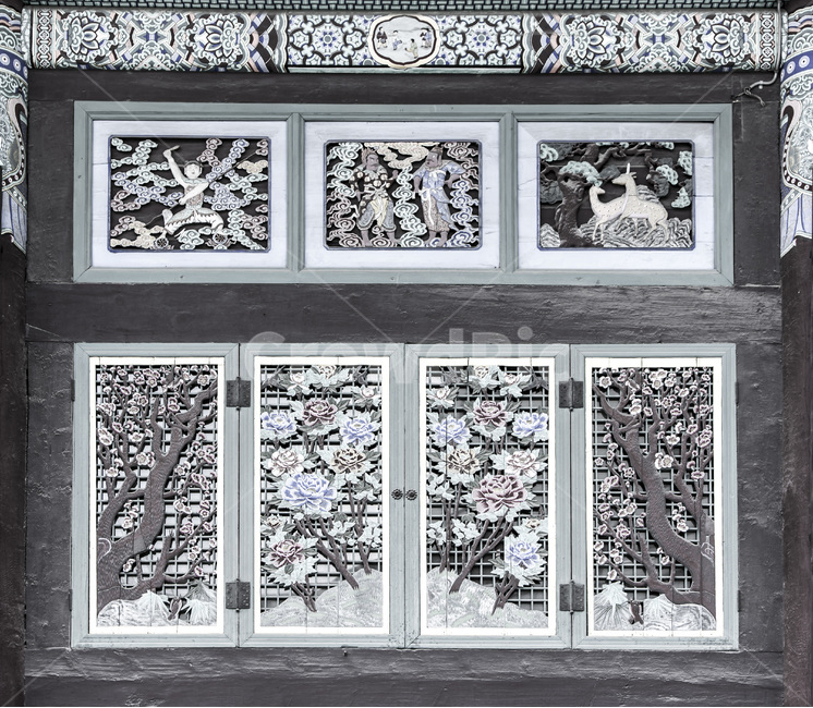 꽃창살,창호,단청,패턴,문양,한국전통,한국문화,korean traditional,korean culture,흑백,모노톤,monochrome,black and white