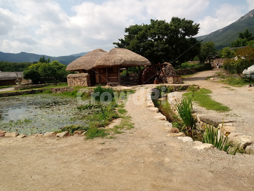 경치,초가집,풍경,시골길,농가,한국전통,한국문화,korean traditional,korean culture