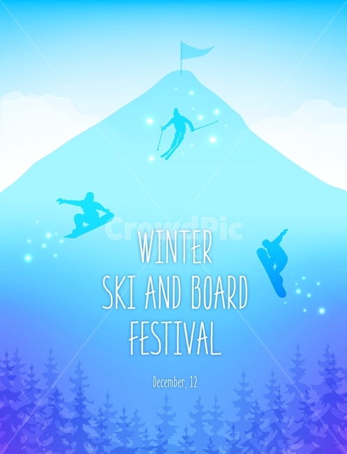 스키,겨울,산,깃발,나무,숲,축제,페스티벌,겨울,계절,winter,season,축제,행사,festival,carnival,event,스포츠,레저,운동,sports,leisure,exercise,그래픽,일러스트레이션,graphic,illustration