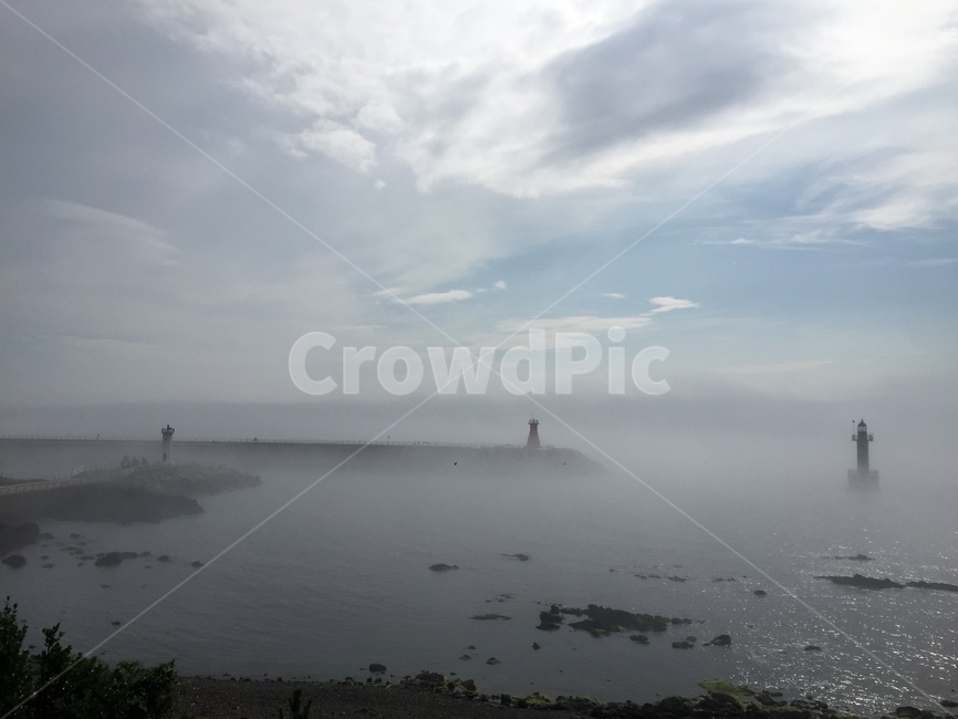바다,안개,등대,sea,fog