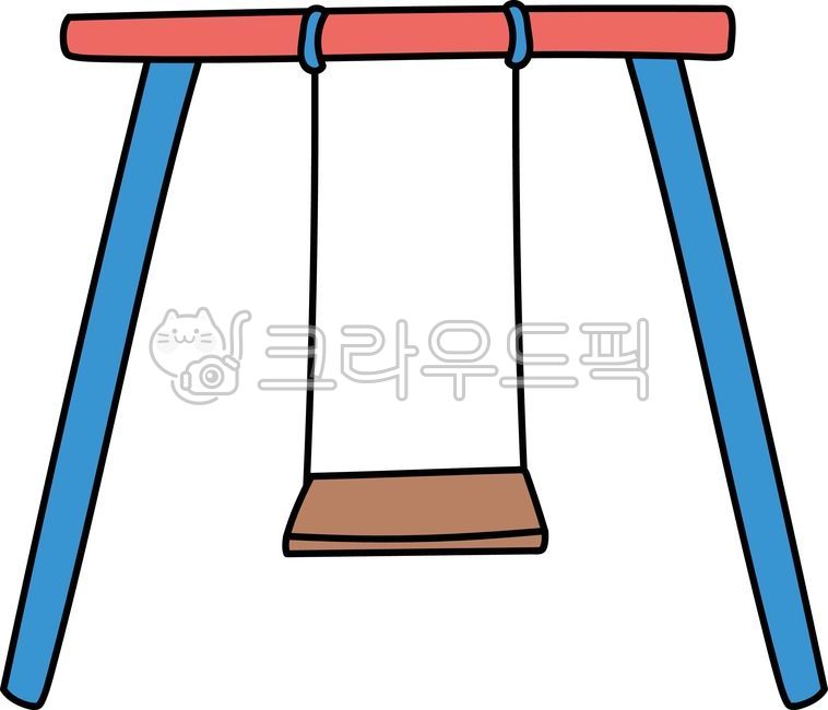 Swing,swing riding,swing picture,swing illustration,one-person swing,playground,playground equipment,swing,playground image,playground illustration,playground element,playground drawing,children's playground,play,children's playgroun